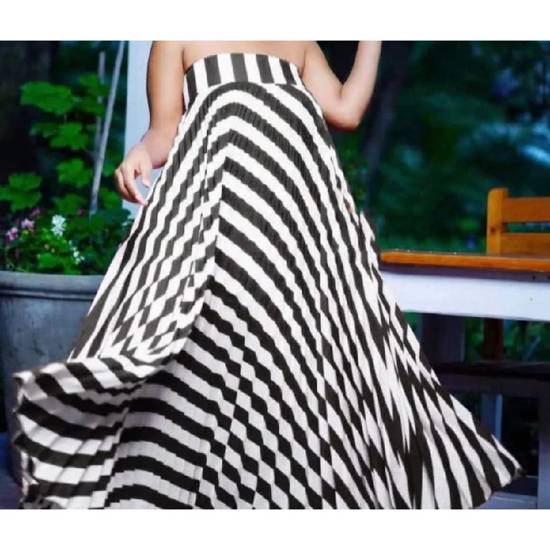 Pleated Long Skirt