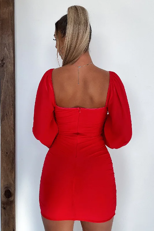 Brie Dress - Red