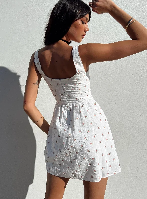 Samana Mini Dress White